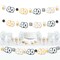 Big Dot of Happiness Cheers and Beers to 40 Years - 40th Birthday Party DIY Decorations - Clothespin Garland Banner - 44 Pieces